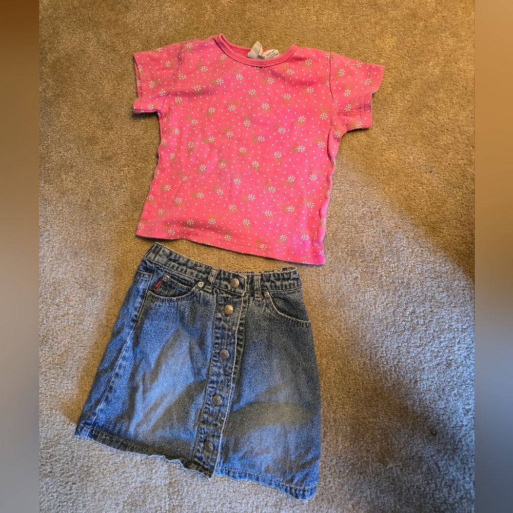 Girl skirt & top